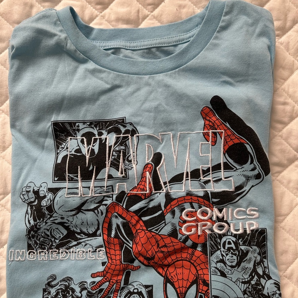 Marvel Blue Kids Shirt